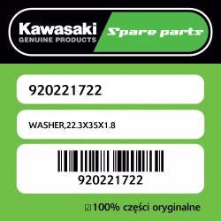 Oferta limitowana WASHER,22.3X35X1.8