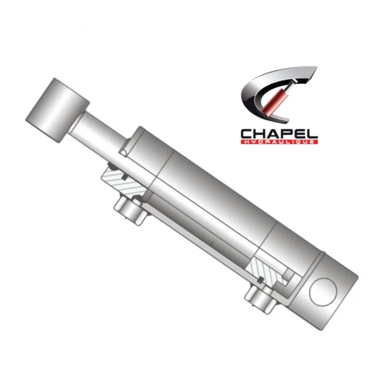 Bestseller CHAPEL - Siłownik hydrauliczny dwustronny 30/50 mm, skok 700 mm, 220 bar | 702/7